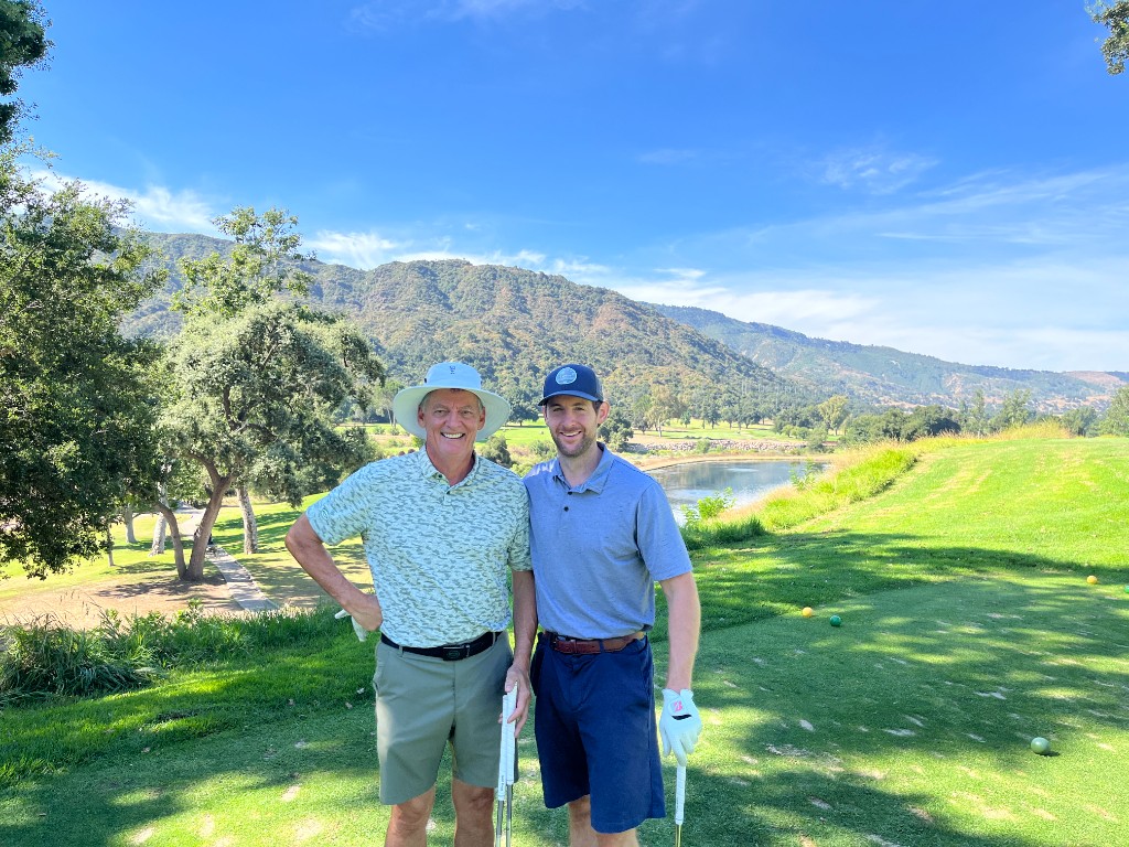 Westrey Golf Club members on the tee